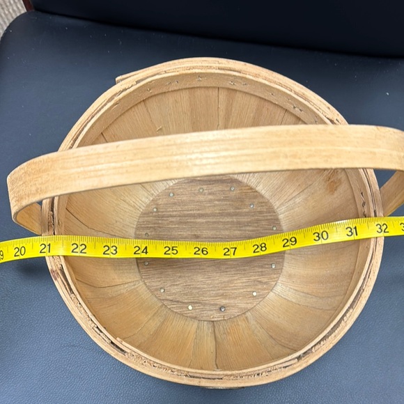 Peterboro Basket Co Wooden Basket with Handle - Picture 6 of 7
